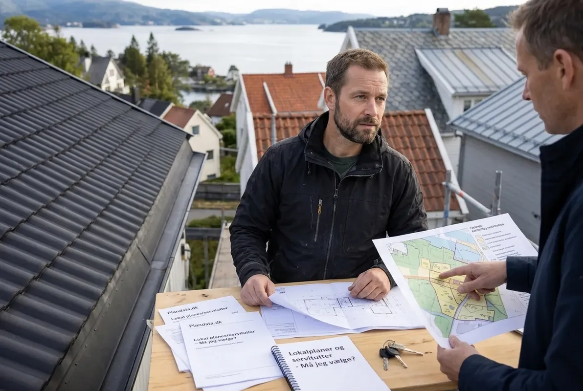 Lokalplaner og servitutter: Må du vælge det tag, du vil?