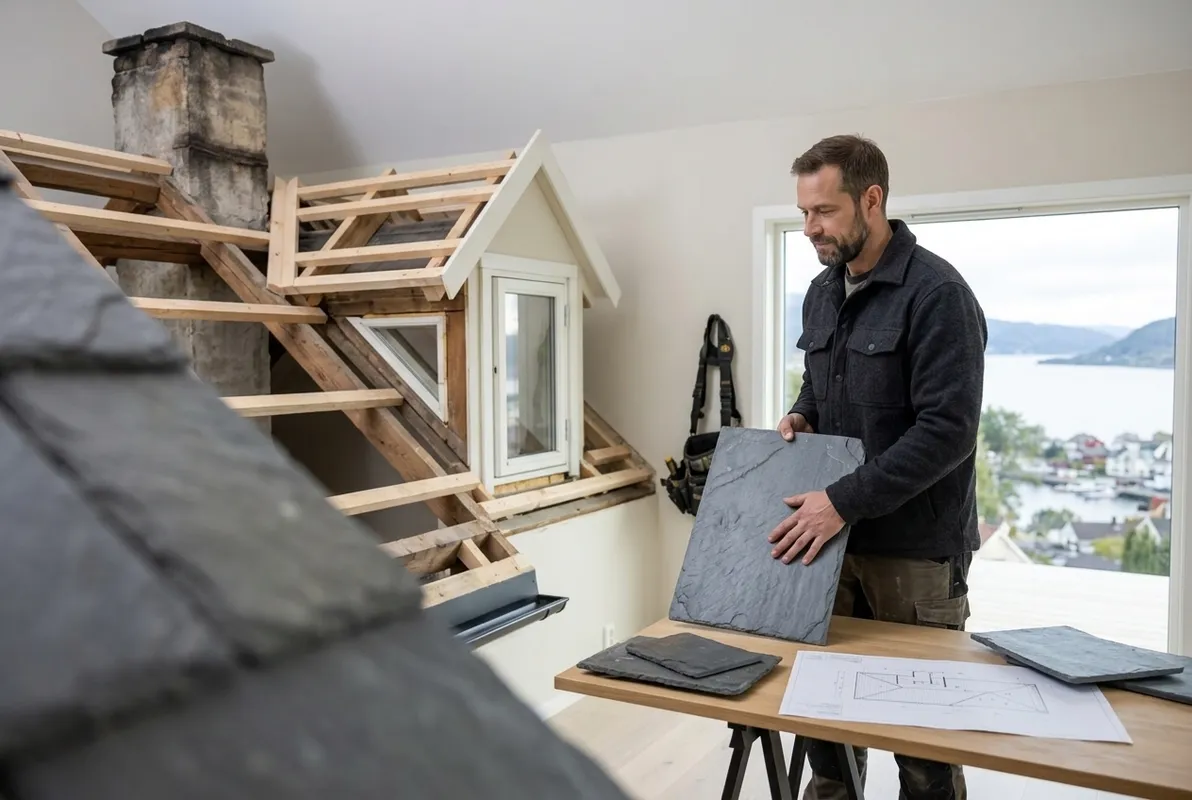 Hvad påvirker prisen på et skifertag?